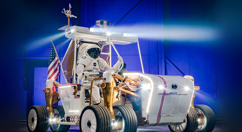 Lunar Terrain Vehicle Test Rover